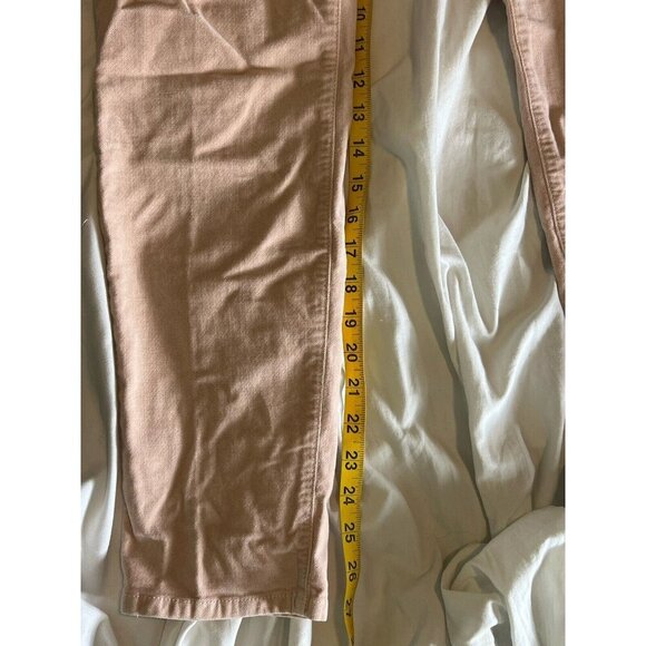 Closed Baker Light Pink Velvet Skinny Pants Size 30 - Picture 12 of 13